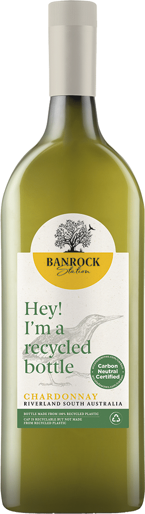 afbeelding-Banrock Station Chardonnay 'Hey I'm a recycled bottle'