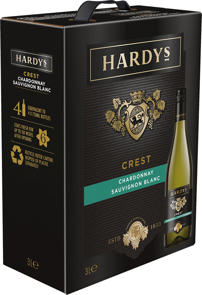 afbeelding-Hardy’s Chardonnay Sauvignon Blanc 'Crest' 3 Liter