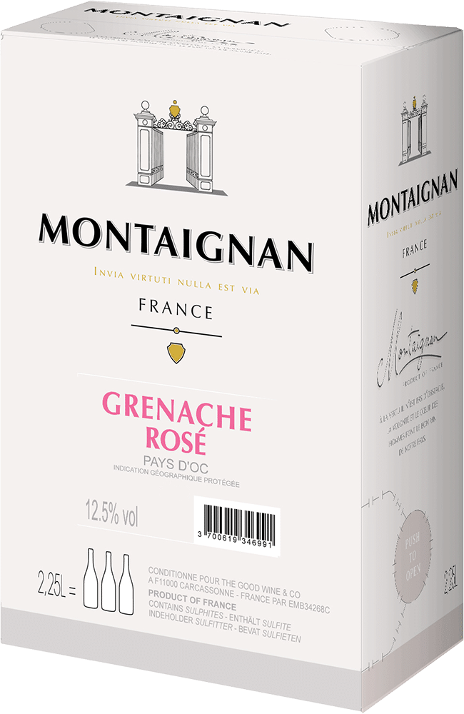 afbeelding-Montaignan Grenache Rosé 2,25L